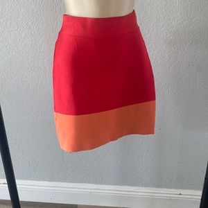 BCBG mazazria bandage mini skirt